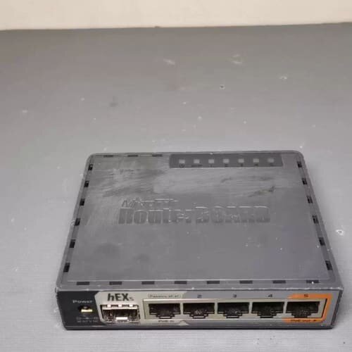 议价mikrotik RB760iGS hEX软路由 5口千兆网