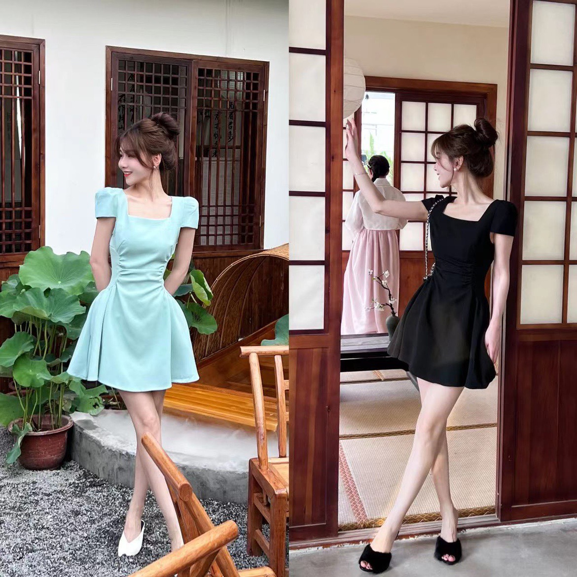 卡卡正品优雅显瘦法式连衣裙礼裙