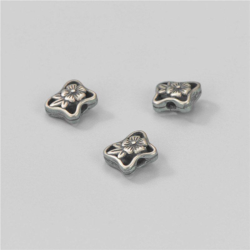 串珠纯银隔珠DIYs925手链蝴蝶镂空小花花朵手工配件散珠编绳泰银,饰品/流行首饰/时尚饰品新,其他DIY饰品配件,淘宝优惠券,粉丝福利购,淘宝优惠卷