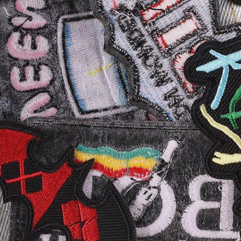 刺绣刺绣标款字母电脑熨烫辅料DIY蝙蝠贴布贴徽章服装绣花衣帽标,居家布艺,布贴,淘宝优惠券,粉丝福利购,淘宝优惠卷