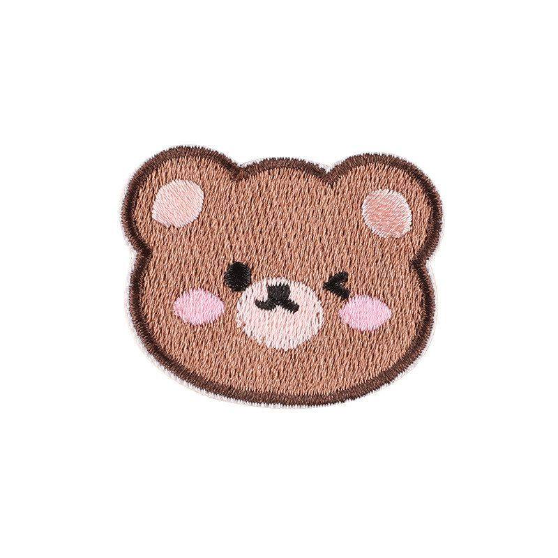 标粘自卡通补丁贴绣花电脑徽章刺绣布贴动物头像配件服装辅料布标,居家布艺,布贴,淘宝优惠券,粉丝福利购,淘宝优惠卷
