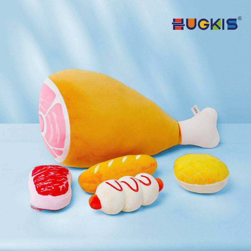 火腿肠过家家仿真儿童毛绒玩具食品奇乐游戏皓礼物道具菠萝包仔包
