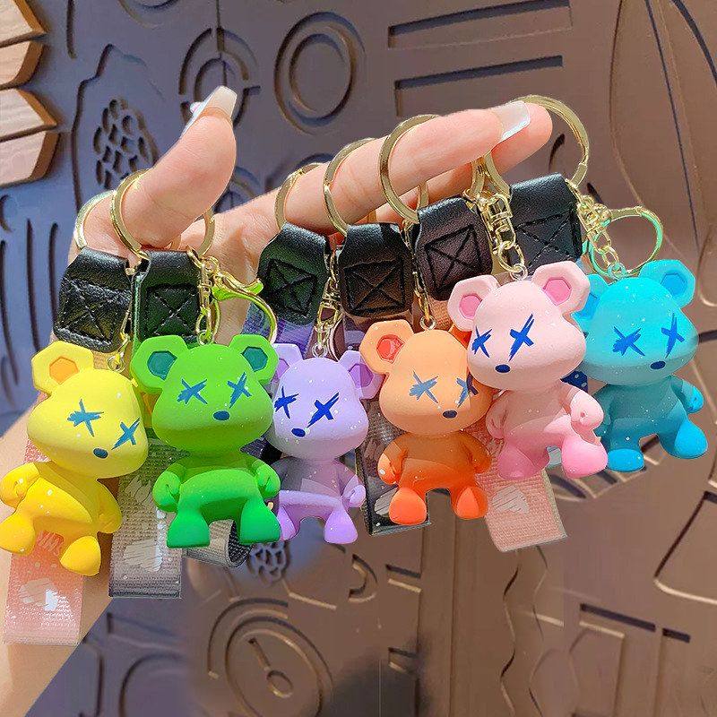 包包熊变色龙汽车炫彩创意钥匙扣女情侣挂件卡通钥匙圈钥匙链,服饰配件/皮带/帽子/围巾,钥匙扣,淘宝优惠券,粉丝福利购,淘宝优惠卷