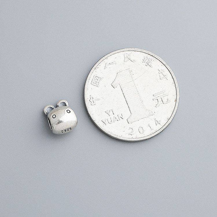 项链散珠配件复古生肖小兔泰银串珠手工纯银DIYs925隔珠手链兔子,饰品/流行首饰/时尚饰品新,其他DIY饰品配件,淘宝优惠券,粉丝福利购,淘宝优惠卷