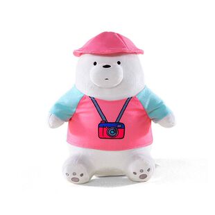 裸熊公仔礼物抱枕儿童咱们软萌毛绒玩具娃娃玩偶郊游装扮可爱