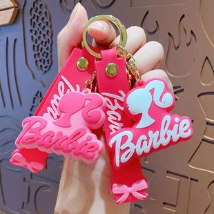 芭比娃娃汽车钥匙扣包包爱心卡通可爱公仔礼品创意挂件情侣小