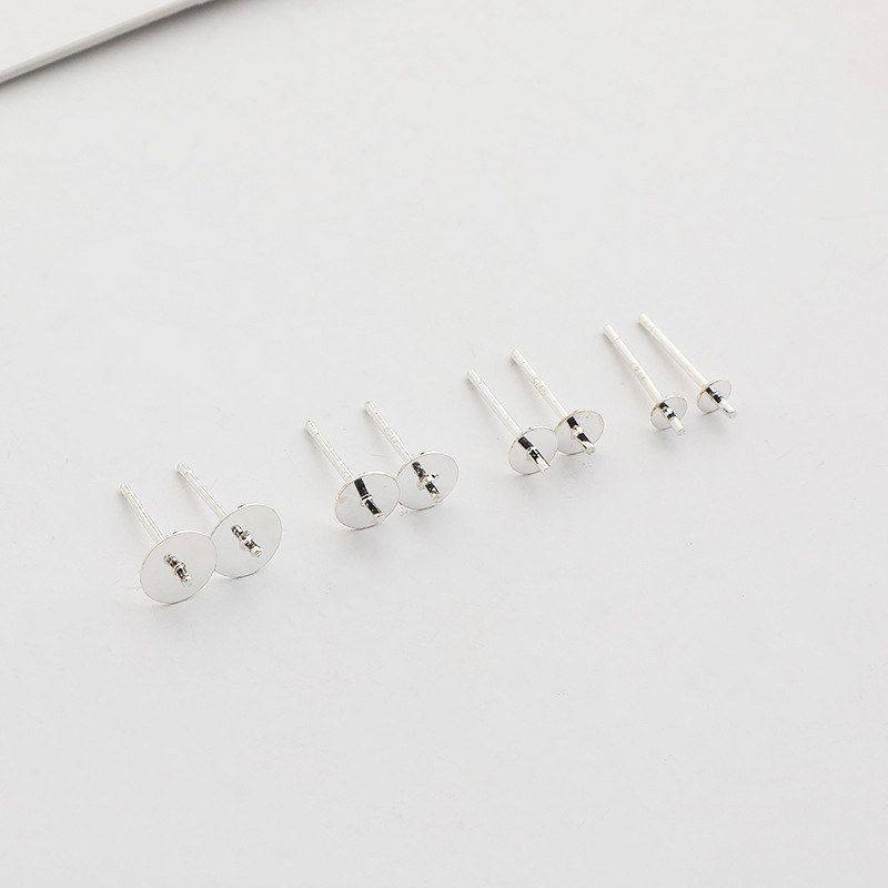 配件耳钉头针DIY金平耳饰纯银S925电镀耳托材料粘珠半成品银饰,饰品/流行首饰/时尚饰品新,其他DIY饰品配件,淘宝优惠券,粉丝福利购,淘宝优惠卷