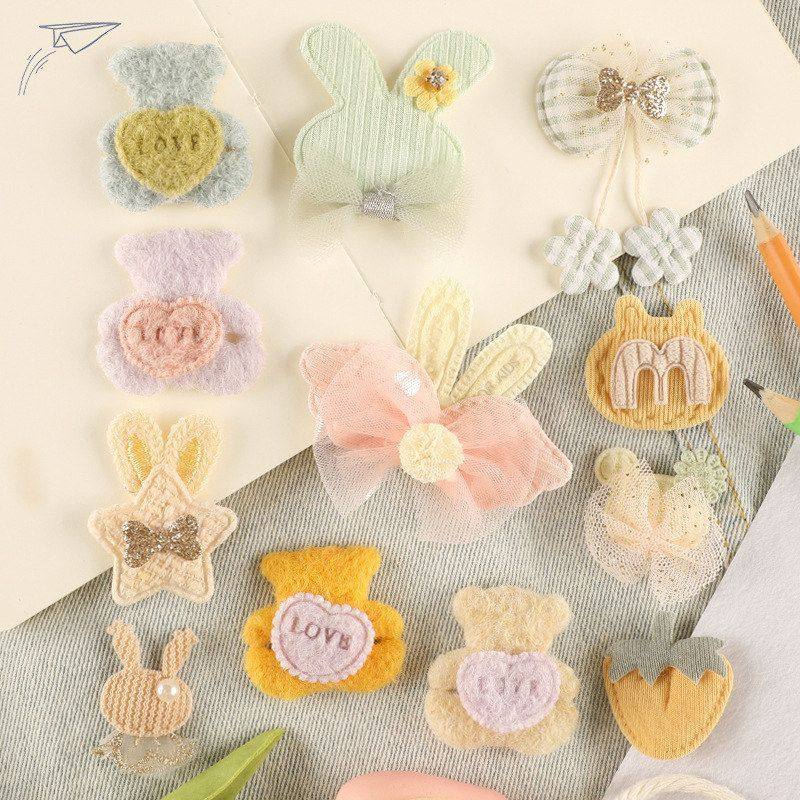 服装辅料刺绣卡通标刺绣补丁贴立体绣花发夹饰品小熊电脑兔子布标,居家布艺,布贴,淘宝优惠券,粉丝福利购,淘宝优惠卷