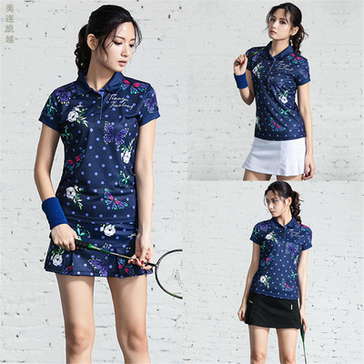 吸汗速干羽毛球服女套装