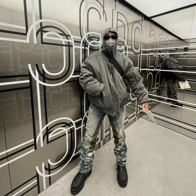 GRAILZ冬季飞行夹克棒球服棉衣棉服设计感vibe风美式保暖男女外套