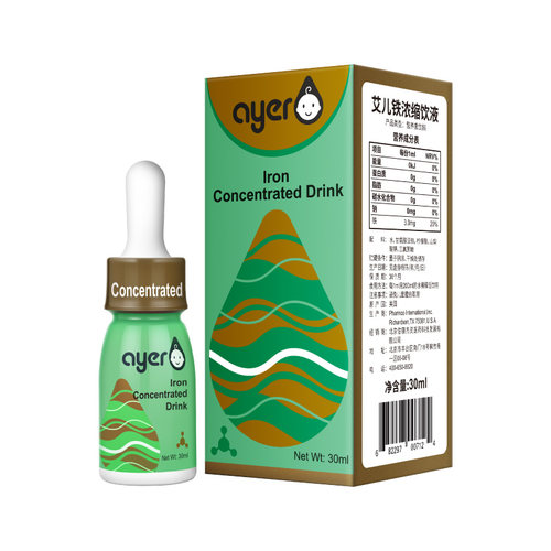ayer艾儿铁浓缩饮液甘氨酸亚铁