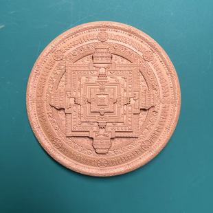 坛城系列擦擦 (15公分)时轮金刚坛城  陶土烧制擦擦