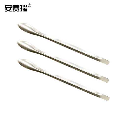 安赛瑞不锈钢微量药匙（10个装）201不锈钢微量称量药粉药勺取样