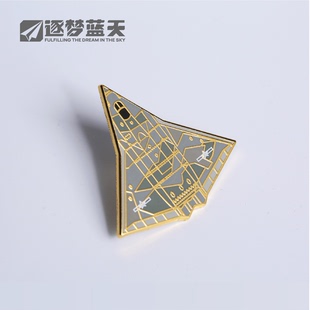 长春航展首发歼35J35A歼20J20S金属珐琅徽章套装 逐梦蓝天纪念