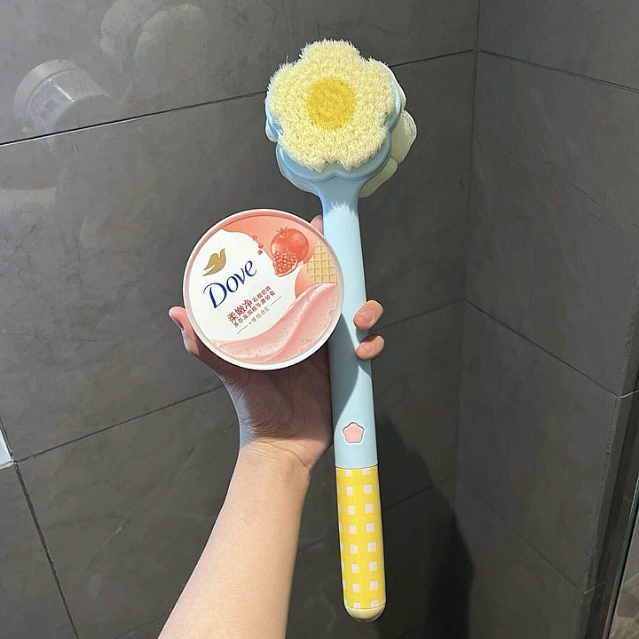 多巴胺洗澡刷背神器长柄沐浴刷软毛浴球洗澡刷子搓背不求人身体刷