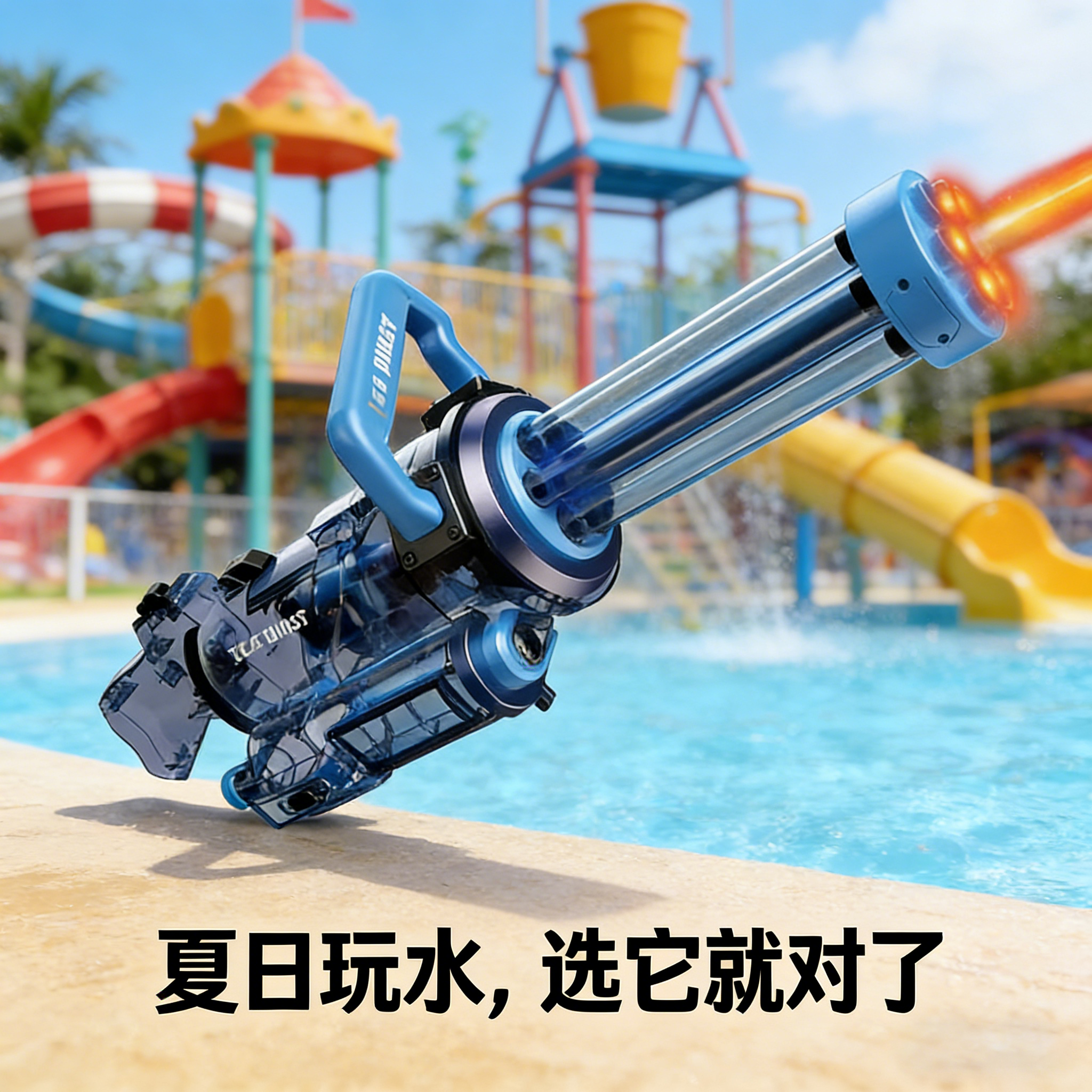 2026新款电动连发加特林水枪