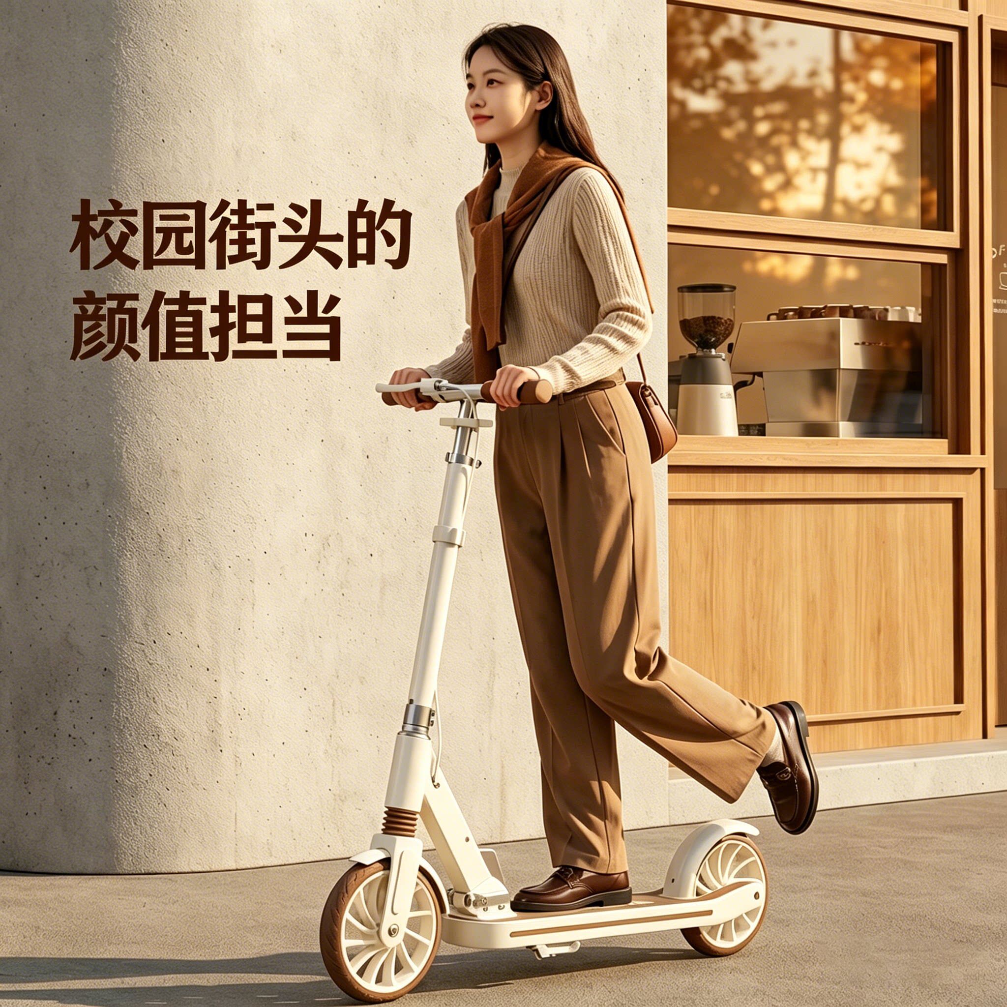 成人滑板车大学生代步可折叠二轮大人专用大童6岁到18岁2026新款