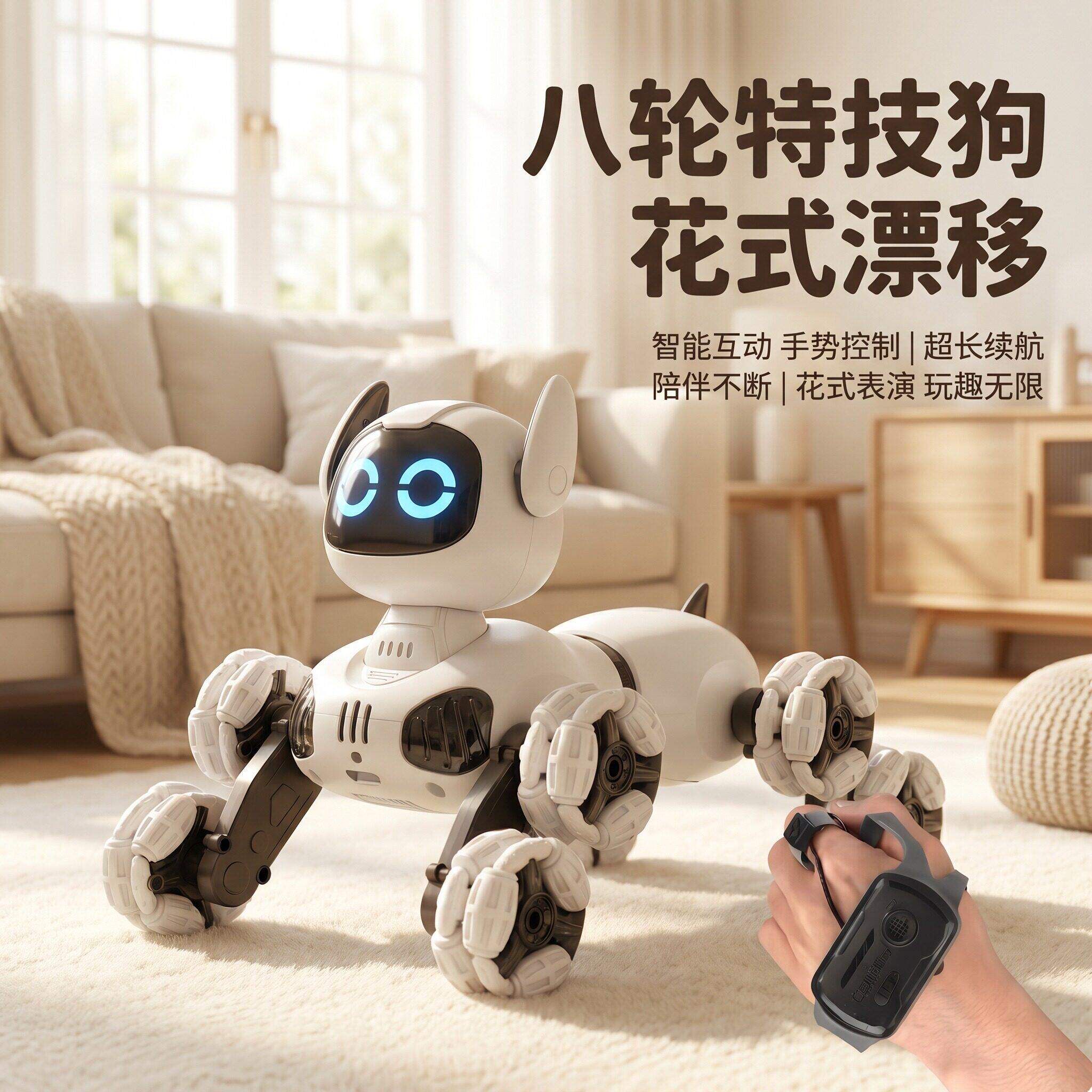 儿童智能遥控特技机器狗玩具