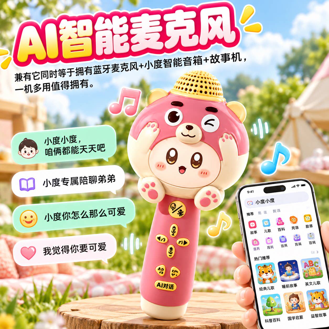 儿童小话筒喜欢的实用表演区幼儿园音乐小主持人玩具演讲唱歌练习
