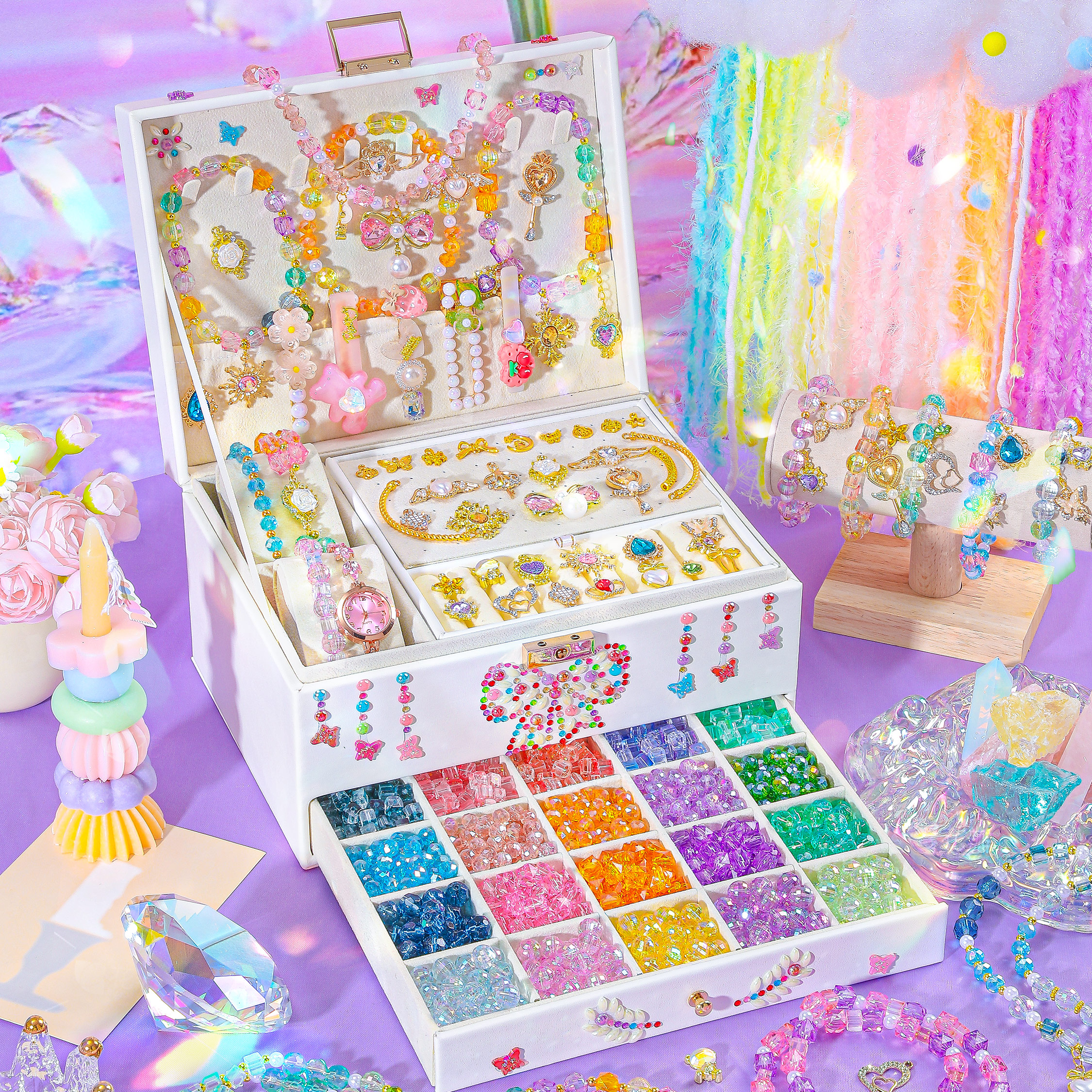 儿童串珠礼盒女孩生日礼物