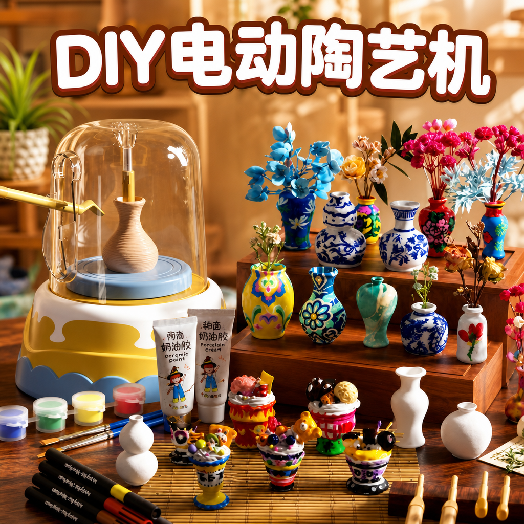六一儿童节礼物陶艺机创意玩具