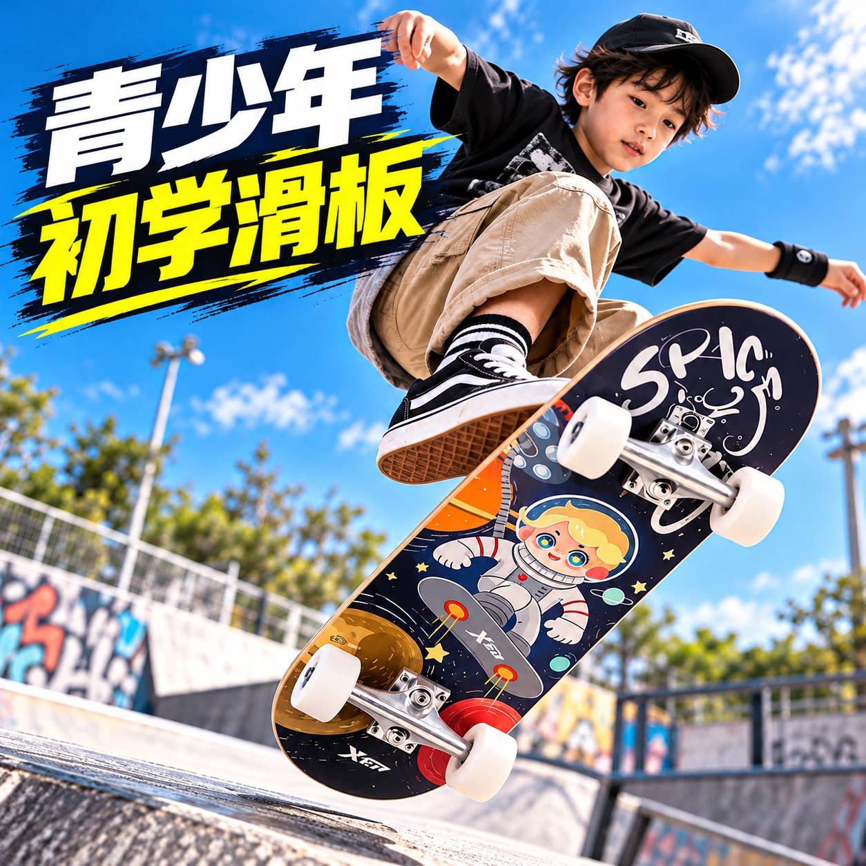 2026新款儿童入门双翘滑板