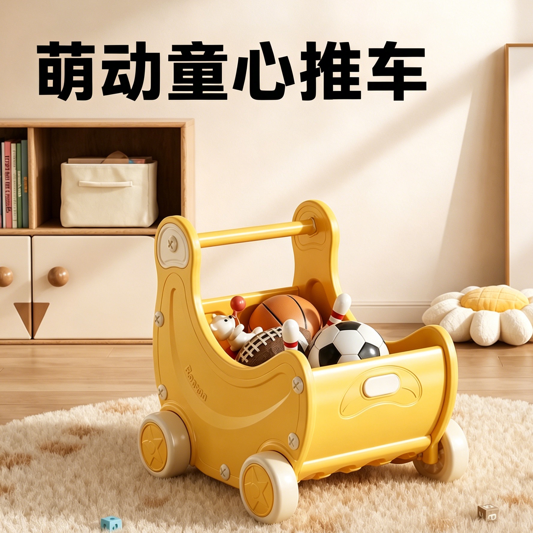 儿童多功能学步手推车扶站神器