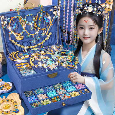 儿童高颜值古风串珠礼盒六一礼物