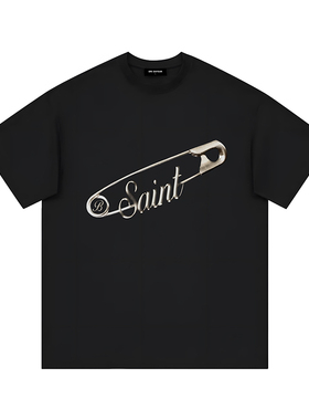 2026SS美式复古短袖t恤重磅纯棉创意宽松休闲情侣装半袖上衣潮