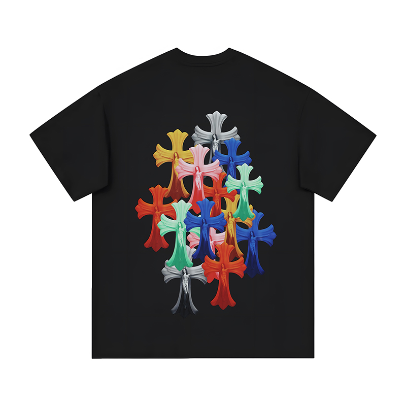 短袖潮情侣美式短袖重磅纯棉休闲