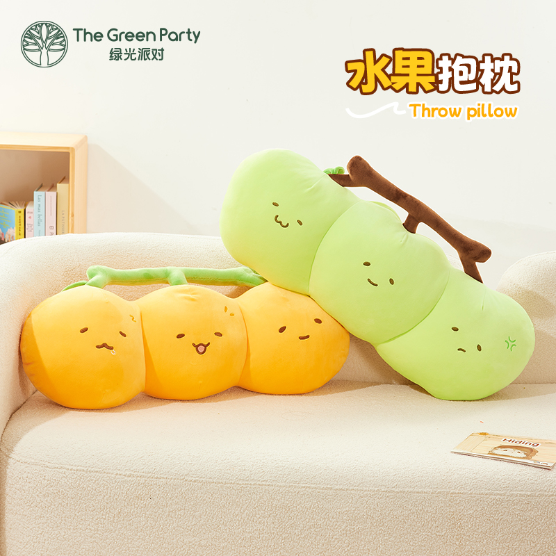 水果抱枕毛绒玩具公仔