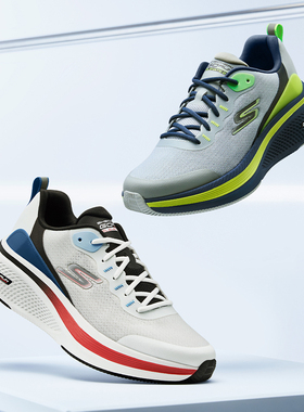 斯凯奇男款运动跑步鞋轻质减震高透气回弹时尚百搭潮流129002
