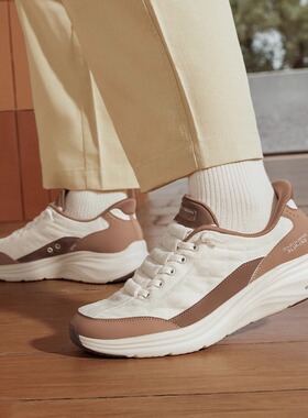 斯凯奇云感鞋|2026年秋新款闪穿鞋女一脚蹬休闲运动鞋软底慢跑鞋