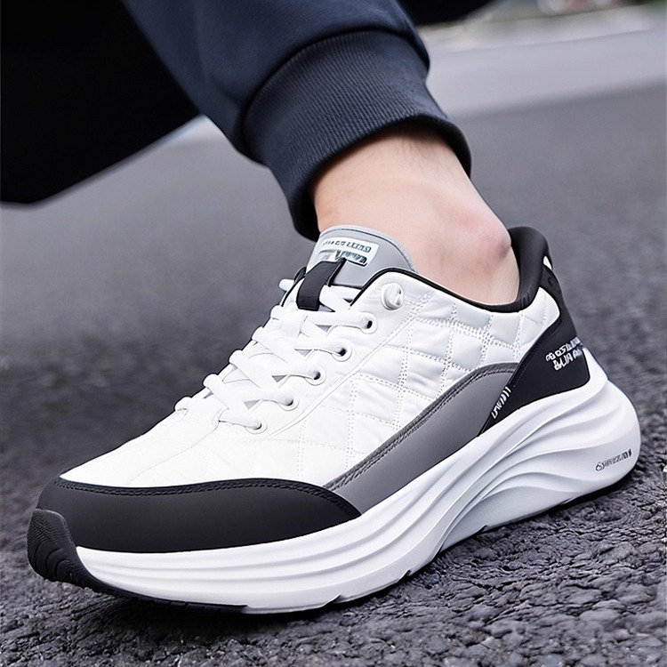 斯凯奇悠步鞋|闪穿鞋男女同款透气厚底增高2025夏新款休闲运动鞋