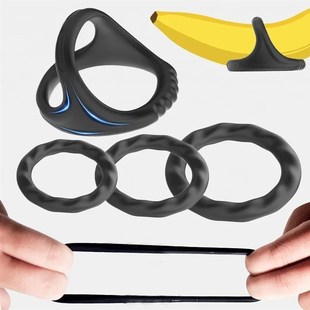 3PCS Cock Rings Penis Enlargement Durable Silicone Penis Rin