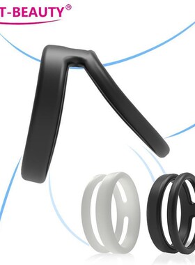 Silicone Double Penis Ring Delay Ejaculation Cock Rings Male