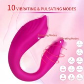 remote Dildo control shaped Wireless Clitoris suck Vibrato