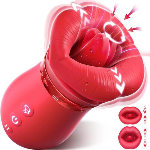 Tongue Sucking Licking Vibrator Female G Spot Sex Toys Women