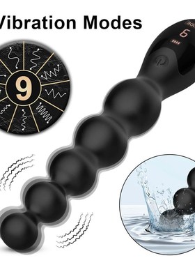 Anal Beads Butt Plug for Adult Men Women Anal Vibrator Male