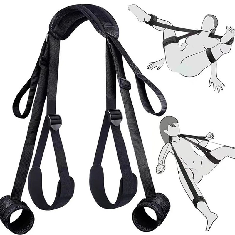 BDSM Sex Handcuffs Restraints Open Leg Ankle Cuffs SM Bondag