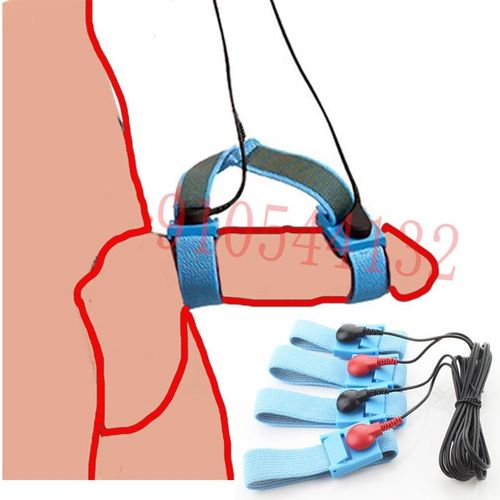 Electro Shock Conductive Fibers Elastic Cock RingSM Electri