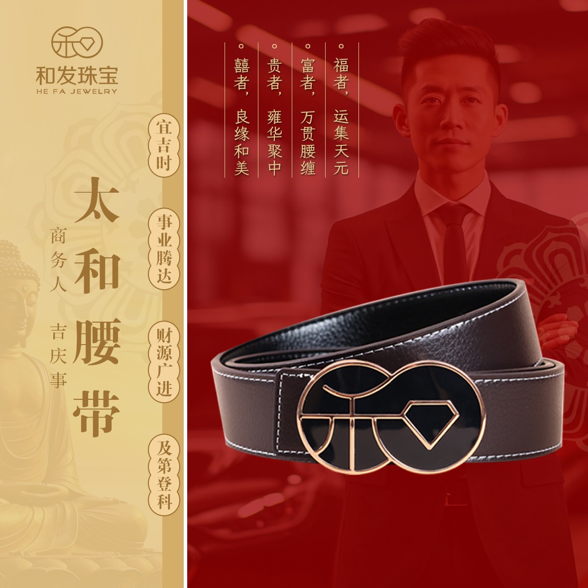 送礼佳品和发太和腰带礼盒