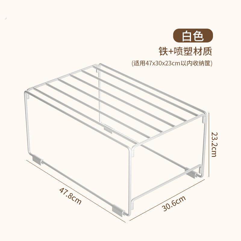 衣服橱柜收纳筐抽屉式衣柜折叠分层架叠衣物裤子整理分隔置物架