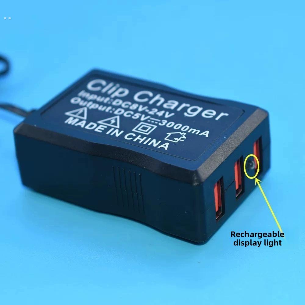 电池手机USB充电器12V24伏转换5V多功能通用摩托车快速充电连接器