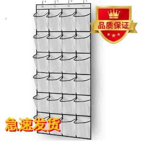 跨境热销款门后24格储物挂袋不织布收纳袋 优质网布24口袋 挂袋
