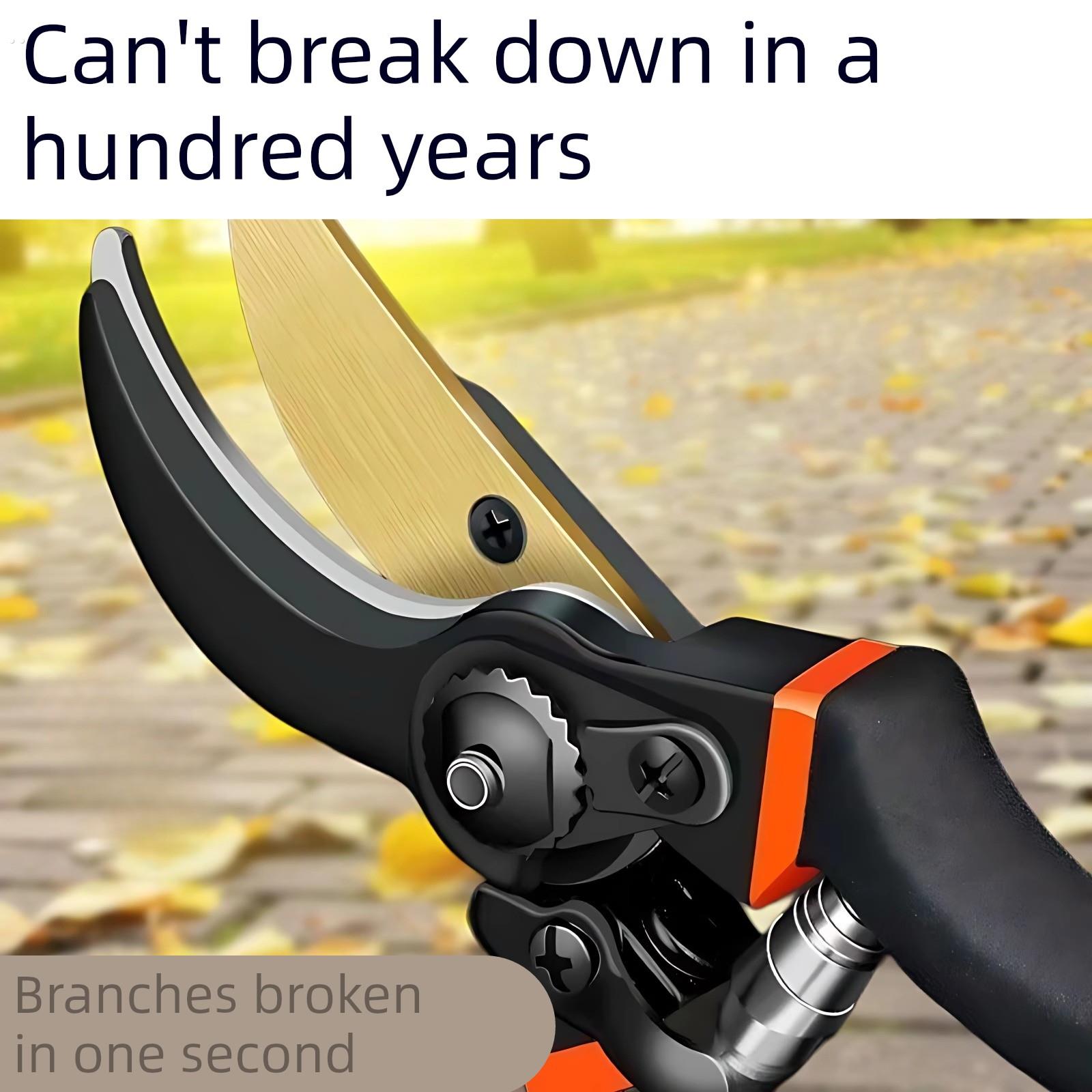 德国工艺钢粗枝剪滑轮省力修枝剪刀园艺修花木果树嫁接园林剪耐用