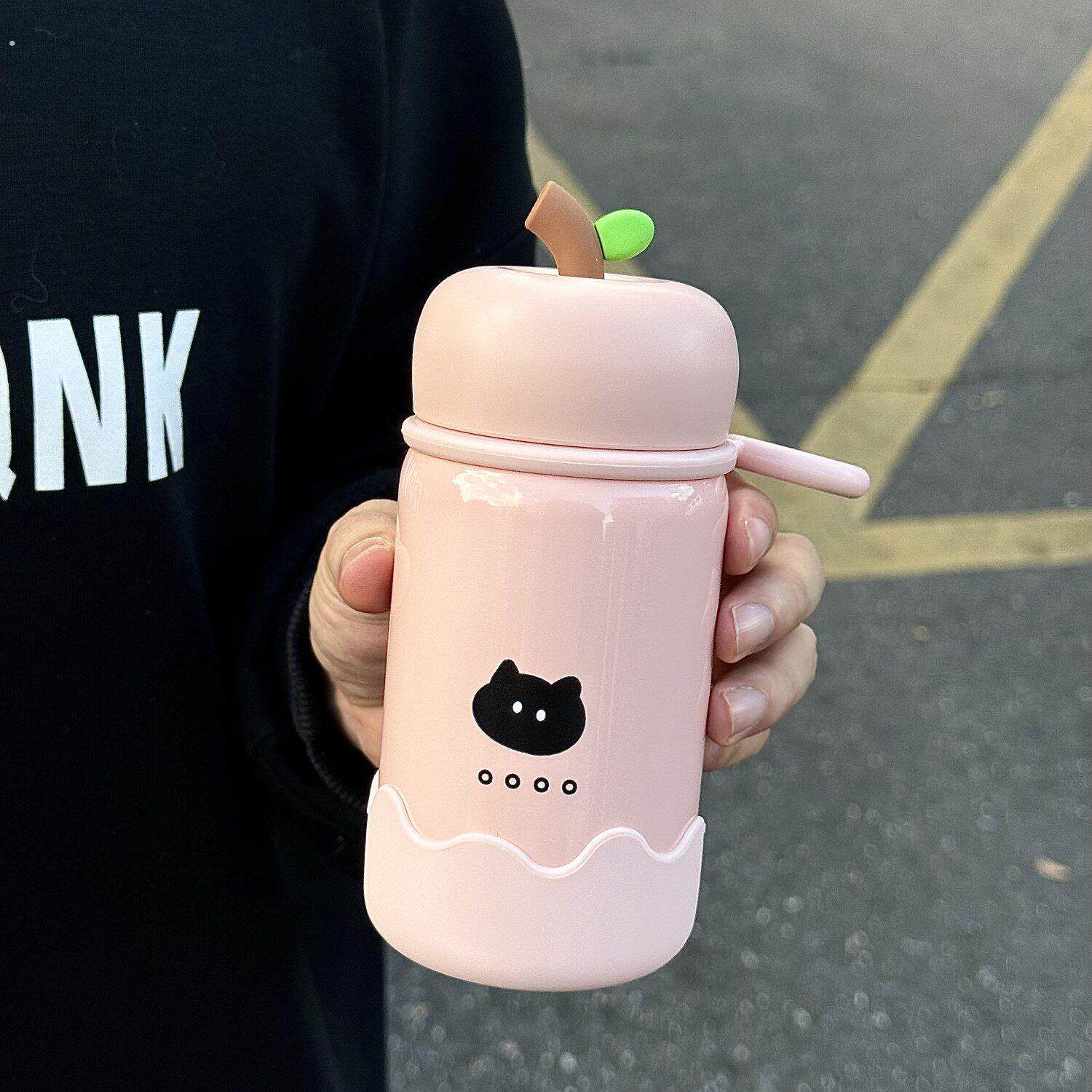 可爱小巧保温杯女生高颜值口袋杯316不锈钢水杯直饮学生便携杯子