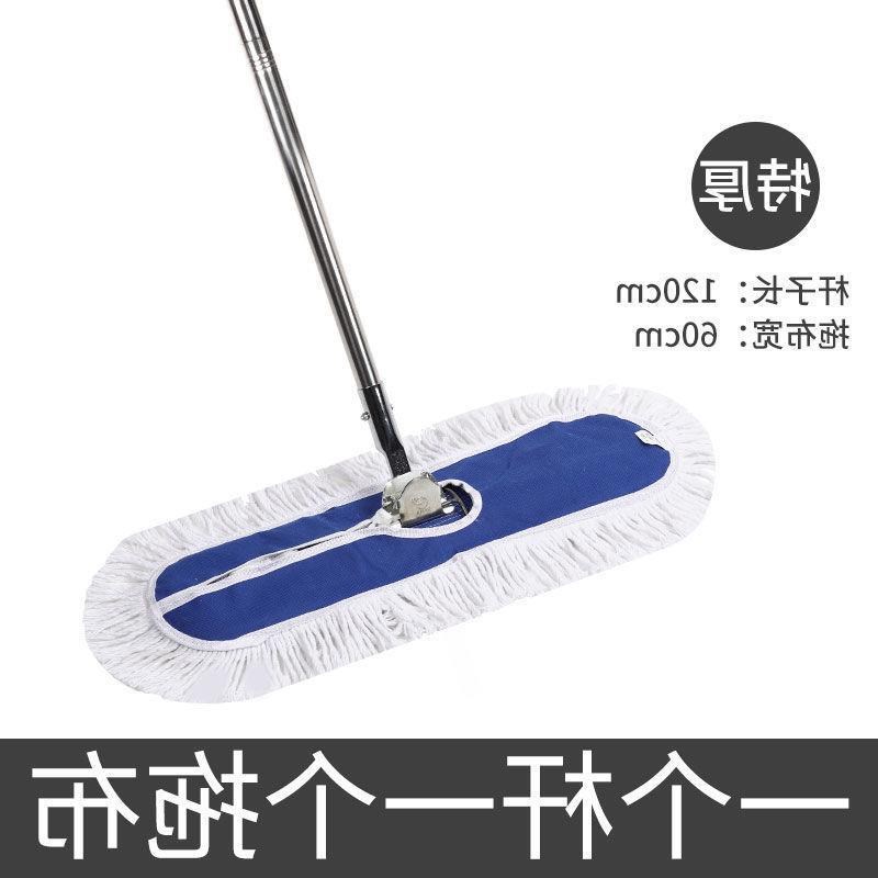 干湿平板家用大号尘推排平板拖把净一拖懒人旋转布头替换两用