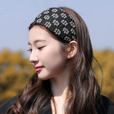 遮白发发箍女宽边洗脸发饰带齿防滑头窟盖头发碎发夹发带发卡头饰