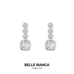 BELLEBIANCA方形耀眼小巧流苏耳环 许我耀眼赵露思同款